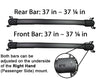 BrightLines Roof Rack Crossbars and Kayak Rack Combo Replacement for Chevy Equinox 2010-2017 - ASG AUTO SPORTS