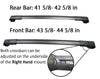 BrightLines Roof Rack Crossbars Replacement For Subaru Forester 2014-2018 - ASG AUTO SPORTS