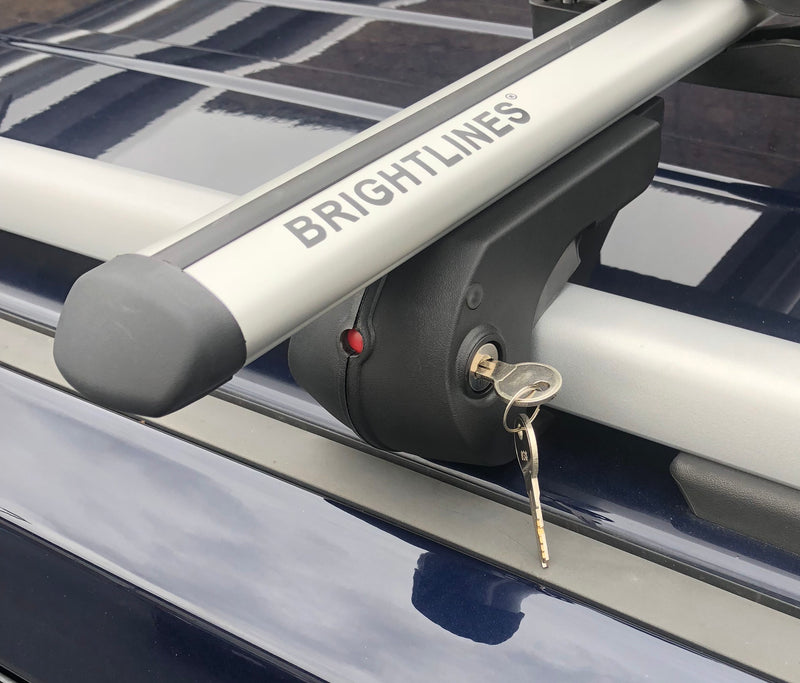 BrightLines Roof Rack Crossbars Compatible with Pontiac Vibe 2003-2008