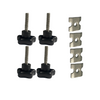 Hand Knob Eye Bolt (M6x30mm-1.0) FULL SET of Plastic Star Grip Knob Replacements Hardware
