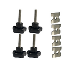 Hand Knob Eye Bolt (M6x30mm-1.0) FULL SET of Plastic Star Grip Knob Replacements Hardware