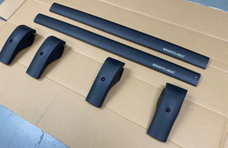 BrightLines Aero Roof Rack Crossbars Compatible with Jeep Renegade 2015-2024 - USED
