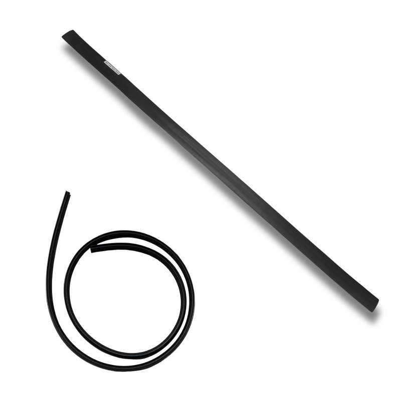 BRIGHTLINES Roof Rack REAR Bar Rubber Strip Part Replacement For Crossbars That Fit  2011-2021 Jeep Grand Cherokee with Grooved Metal Roof Side Rails