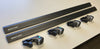 BrightLines All Black Heavy Duty 220 lbs Wing Shaped Universal Crossbars Roof Racks Compatible with Raised Roof Side Rails for Kayak Luggage ski Bike Carrier, a Set of 2 - USED