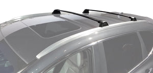 BrightLines Roof Rack Crossbars and Ski Rack Combo Compatible with 2017-2022 Honda CRV (Up to 4 pairs skis or 2 snowboards)