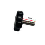 Hand Thumbwheel screw (M6x20mm-1.0) Plastic Star Grip Knob Replacement For OE Style Roof Rack Crossbars 2009-2015 Honda Pilot and 2019-2025 Passport