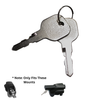 BRIGHTLINES Pair of Keys for Universal SQUARE Crossbars Part# BL70501 and BL70504 Key Relacement