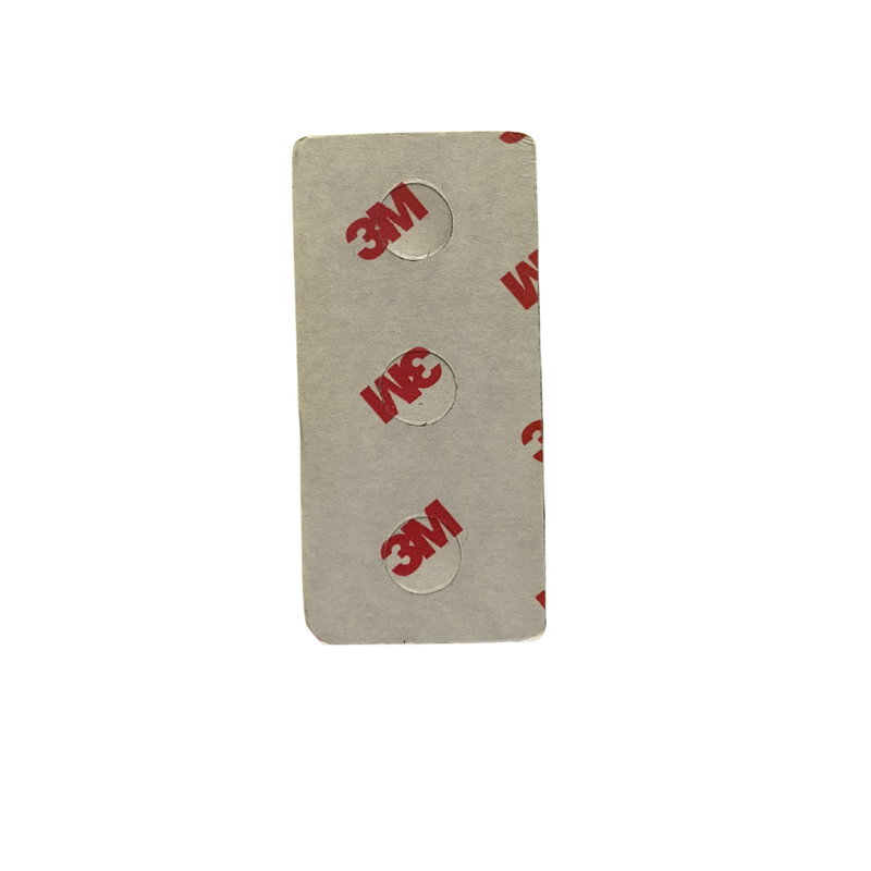 Adhesive Rubber Bumpers Pads | Rigid 2.5" x 1-3/8" Easy Peel-Off Pads for Protective Leveling Support - SET OF 10