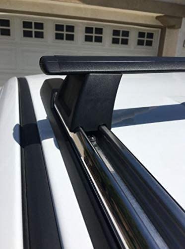 BRIGHTLINES Roof Rack REAR Bar Rubber Strip Part Replacement For Crossbars That Fit  2011-2021 Jeep Grand Cherokee with Grooved Metal Roof Side Rails