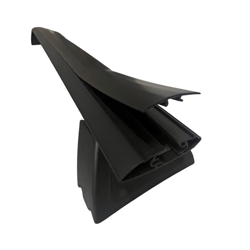 BRIGHTLINES Roof Rack FRONT Bar Rubber Strip Part Replacement For Crossbars That Fit  2011-2021 Jeep Grand Cherokee with Grooved Metal Roof Side Rails