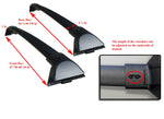 BRIGHTLINES Roof Racks Crossbars and Ski Rack Combo Replacement for Ford Explorer 2020-2025 (Up to 4 pairs of skis or 2 snowboards)