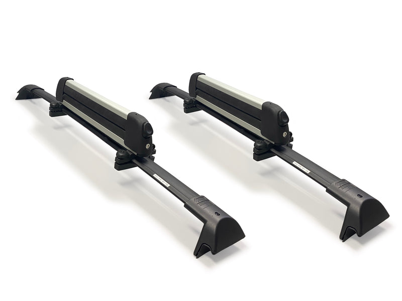 BRIGHTLINES Roof Racks Crossbars and Ski Rack Combo Replacement for Ford Explorer 2020-2025 (Up to 4 pairs of skis or 2 snowboards)
