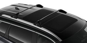 BrightLines Anti-Theft Roof Rack Cross Bar and Ski/Snowboard Rack Compatible with 2021-2024 Nissan Rogue SV SL (Up to 6 Pairs of Skis or 4 Snowboards)