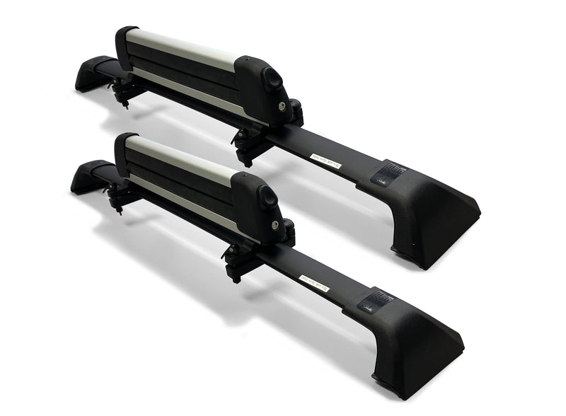 BRIGHTLINES Crossbars Roof Racks and Ski Rack Combo Replacement for Toyota Highlander with Flush Rails 2020-2025 for Kayak Luggage ski Bike Carrier (4 Pairs of Skis or 2 Snowboards)