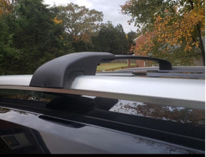 BrightLines Aero Roof Rack Crossbars Kayak Rack Combo Compatible with Chevy Equinox 2018-2024