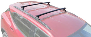 BRIGHTLINES Crossbars Roof Racks Ski Rack Combo Compatible with Chevy Trailblazer 2021-2024 (Up to 6 Pairs of Skis or 4 Snowboards)