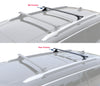BRIGHTLINES All Metal Crossbars Roof Ski Rack Combo Compatible with 2021-2025 Jeep Grand Cherokee L 3-Row & 2022-2025 Jeep Grand Cherokee 2-Row (Up to 4 Skis or 2 Snowboards) - Exclusive from ASG Auto Sports