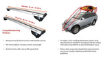 BRIGHTLINES Heavy Duty Anti-Theft Premium Aluminum Roof Rack Crossbars Compatible with 2021-2025 Ford Bronco Sport Base, Big Bend, Heritage, Outer Banks, Badlands, Heritage Limited and Free Wheeling