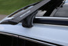 BrightLines All Black Heavy Duty 220 lbs Wing Shaped Universal Crossbars Roof Racks & One Pair Foldable Kayak Racks for Kayaks, Canoe, SUP