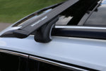 BrightLines All Black Heavy Duty 220 lbs Wing Shaped Universal Crossbars Roof Racks & Double Folding Kayak Roof Rack Carrier Combo That Holds a Pair of Kayaks, or One Canoe or SUPs Paddleboards