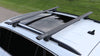 BrightLines All Black Heavy Duty 220 lbs Wing Shaped Universal Crossbars Roof Racks & Two Pairs Foldable Kayak Racks for Kayaks, Canoe, SUP