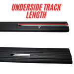 BrightLines 48" All Black Heavy Duty 220 lbs Wing Shaped Universal Crossbars Roof Racks Compatible with Raised Roof Side Rails for Kayak Luggage ski Bike Carrier, a Set of 2