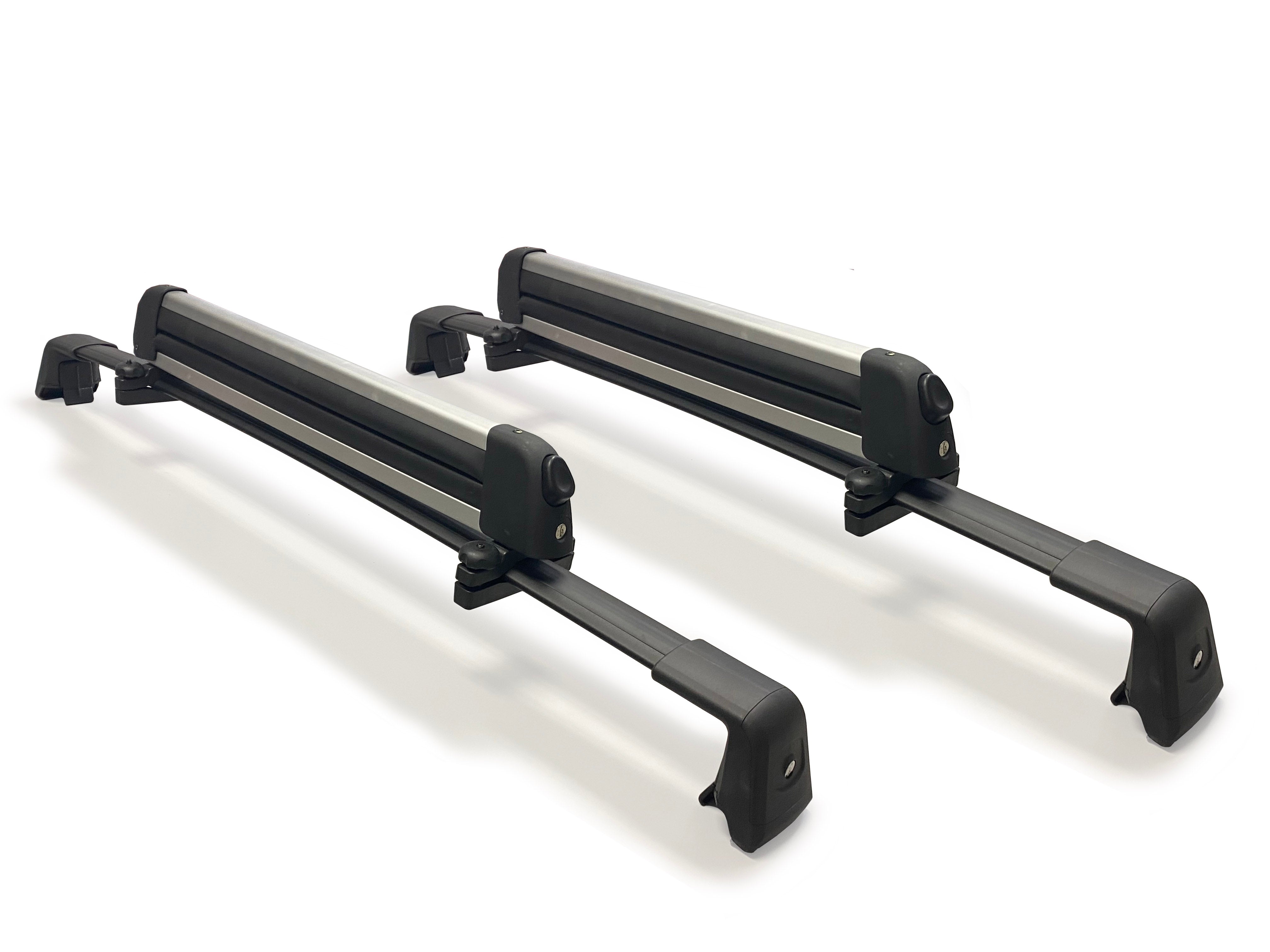 BrightLines Anti Theft Crossbars Roof Racks & Ski Rack Combo Compatibl ...