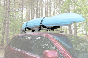 BrightLines Roof Rack Crossbars Premium Double Kayak Rack Combo Compatible With Dodge Nitro 2007-2012