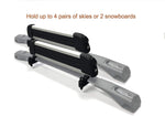BRIGHTLINES Customized Roof Rack Crossbars Ski Rack Combo Compatible with 2024-2025 Subaru Crosstrek & Crosstrek Wilderness & 2022-2025 Subaru Outback Wilderness (Non-Panoramic sunroof) (Up to 4 Skis or 2 Snowboards)