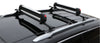 BrightLines Roof Rack Cross Bars Luggage Bars Ski Rack Combo Compatible with 2009-2024 Audi Q5 (Up to 6 Pairs of Skis or 4 Snowboards)