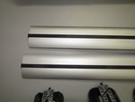 BRIGHTLINES Heavy Duty Anti-Theft Premium Aluminum Roof Bars Roof Rack Crossbars Compatible with 2011-2021 Jeep Grand Cherokee with Roof Black Plastic Moldings - Exclusive From ASG Auto Sports - USED