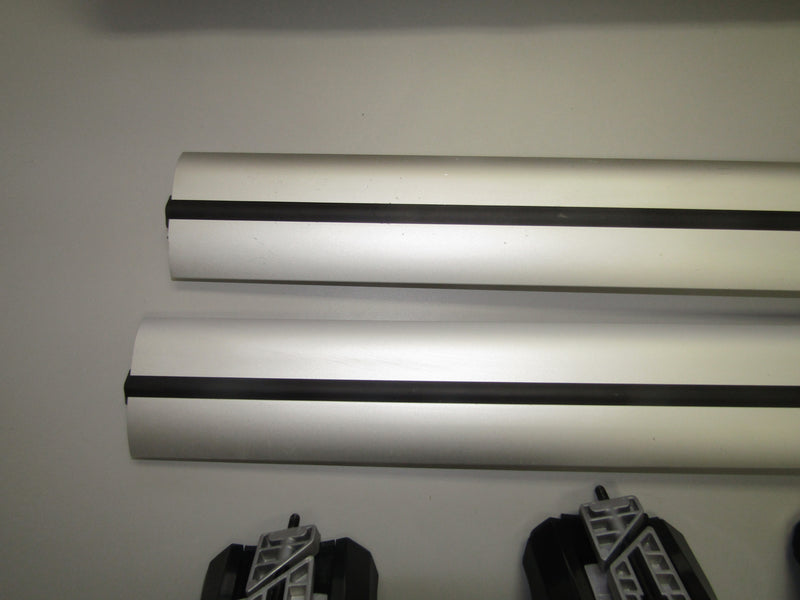 BRIGHTLINES Heavy Duty Anti-Theft Premium Aluminum Roof Bars Roof Rack Crossbars Compatible with 2011-2021 Jeep Grand Cherokee with Roof Black Plastic Moldings - Exclusive From ASG Auto Sports - USED