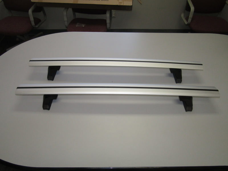 BRIGHTLINES Heavy Duty Anti-Theft Premium Aluminum Roof Bars Roof Rack Crossbars Compatible with 2011-2021 Jeep Grand Cherokee with Roof Black Plastic Moldings - Exclusive From ASG Auto Sports - USED