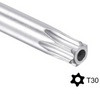T30 Long Tamper Proof Torx Star Key Bit L-Shape Wrench 2Pcs