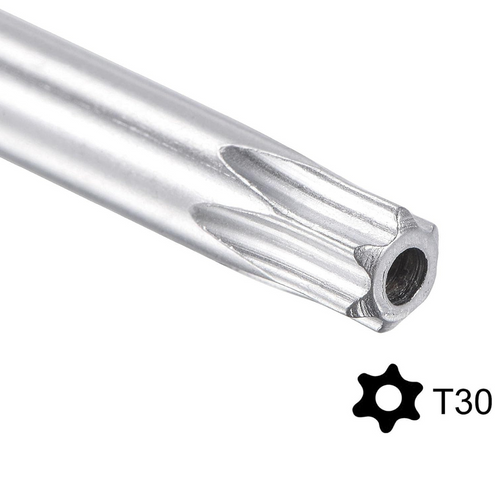 T30 Long Tamper Proof Torx Star Key Bit L-Shape Wrench 1Pcs