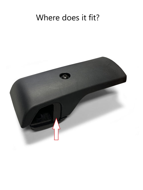 BRIGHTLINES Roof Rack Crossbars (1) LH Rubber Pad Top Insert Replacement For Subaru Crosstrek 2018-2023