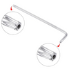 T40 Long Tamper Proof Torx Star Key Bit L-Shape Wrench 2Pcs