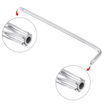 T40 Long Tamper Proof Torx Star Key Bit L-Shape Wrench 2Pcs
