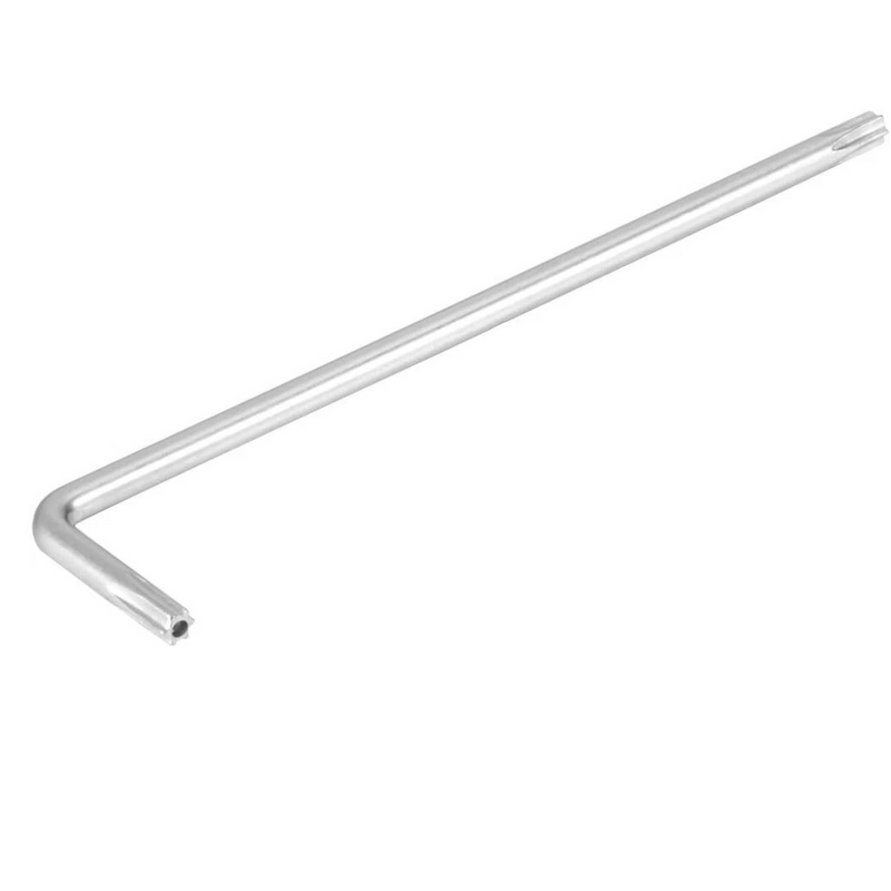 T40 Long Tamper Proof Torx Star Key Bit L-Shape Wrench 1Pcs
