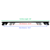 BrightLines 48" All Black Heavy Duty 220 lbs Wing Shaped Universal Crossbars Roof Racks Compatible with Raised Roof Side Rails for Kayak Luggage ski Bike Carrier, a Set of 2