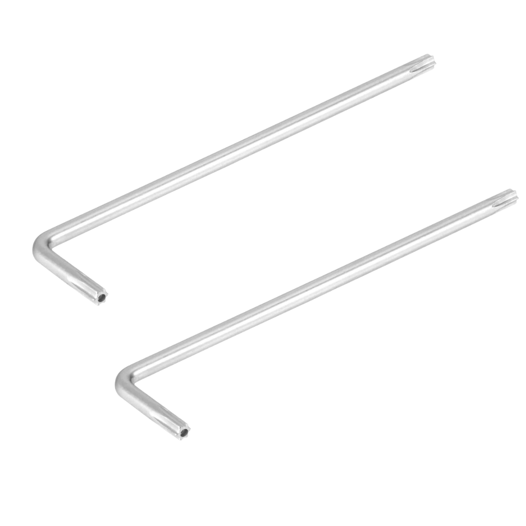 T30 Long Tamper Proof Torx Star Key Bit L-Shape Wrench 2Pcs – ASG AUTO ...