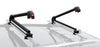 BRIGHTLINES Heavy Duty Anti-Theft Premium Aluminum Crossbars Roof Racks and Ski Rack Combo Compatible with Mitsubishi Outlander 2015-2021 (Up to 4 Pairs of skis or 2 Snowboards) (Do not fit Outlander Sport) - Exclusive From ASG Auto Sports