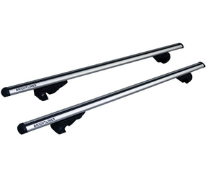 BrightLines Roof Racks Cross Bars Ski Rack Combo Compatible with Mercedes Benz GLK350 2010-2016