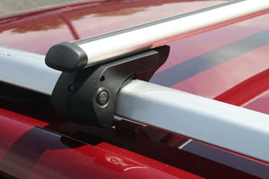 BrightLines Roof Racks Crossbars Ski Rack Combo Compatible with Subaru Forester 2009-2024 (Up to 4 Skis or 2 Snowboards)