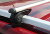 BrightLines Roof Racks Cross Bars Ski Rack Combo Compatible with Kia Sportage 2005-2010 (Up to 4 Skis or 2 Snowboards)