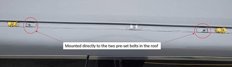 BRIGHTLINES Crossbars Roof Racks Compatible with 2016-2020 Honda Pilot Without Roof Side Rails - ASG AUTO SPORTS