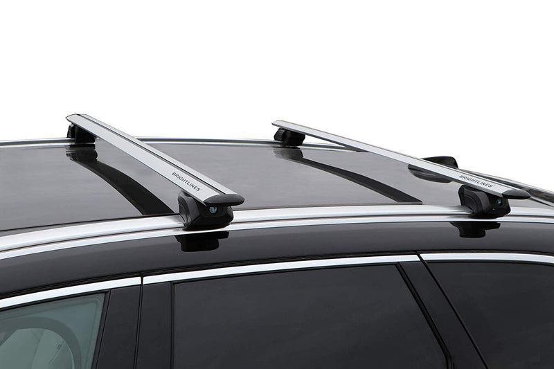 BRIGHTLINES Heavy Duty Anti-Theft Premium Aluminum Roof Bars Roof Rack Crossbars Compatible with Volvo XC60 XC90 2018-2024 (NOT for Panoramic sunroof) - USED
