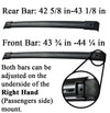 BrightLines Roof Rack Crossbars Replacement For Honda Odyssey 2005-2010