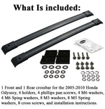 BrightLines Roof Rack Crossbars Replacement For Honda Odyssey 2005-2010