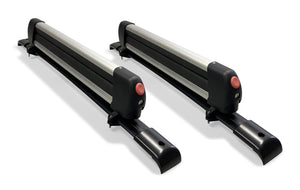 BrightLines Roof Rack Crossbars and Ski Rack Combo Replacement For Honda Odyssey 2005-2010 (4 pairs skis or 2 snowboards)